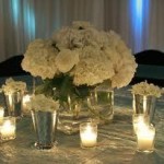 Go monochhromatic with silver accents for graceful glamour