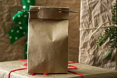 Brown Paper Packages Tied up with String
